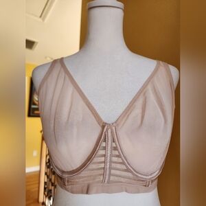 Victoria's Secret Sheer Beige Bralette